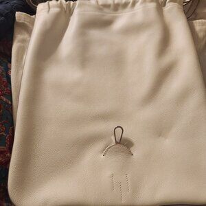 Hermès White Bridado Backpack/Bag BRAND NEW